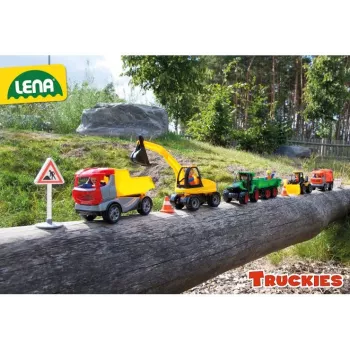 Lena Truckies traktors, Traktors, 2 gadi, Plastmasa, Melna, Zaļa