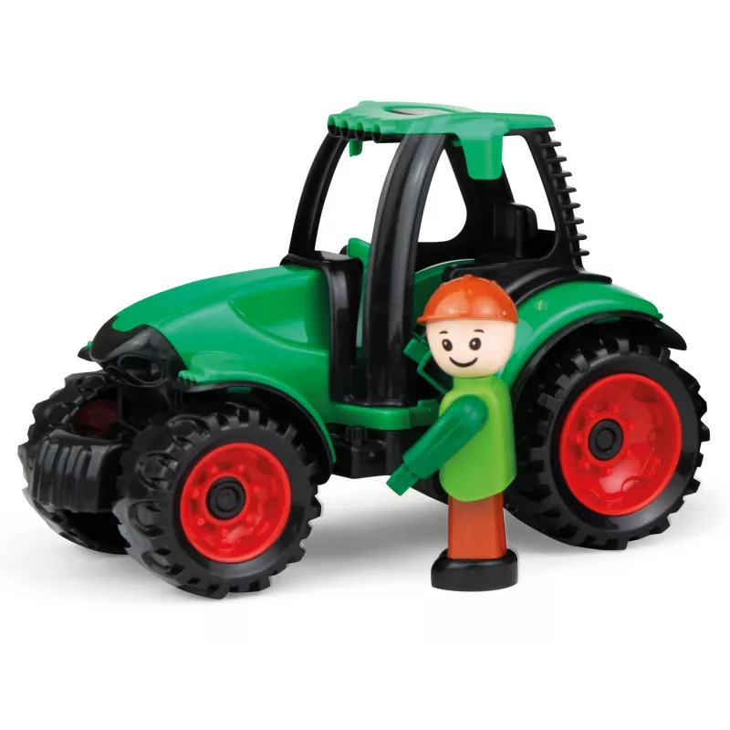 Lena Truckies traktors, Traktors, 2 gadi, Plastmasa, Melna, Zaļa
