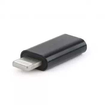 Gembird A-USB-CF8PM-01 savienotāju adapteris USB Type-C 8 kontaktu uz Ipohne Melns