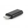 Gembird A-USB-CF8PM-01 savienotāju adapteris USB Type-C 8 kontaktu uz Ipohne Melns