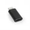 Gembird A-USB-CF8PM-01 savienotāju adapteris USB Type-C 8 kontaktu uz Ipohne Melns
