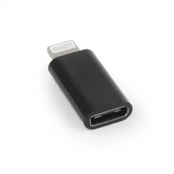 Gembird A-USB-CF8PM-01 savienotāju adapteris USB Type-C 8 kontaktu uz Ipohne Melns