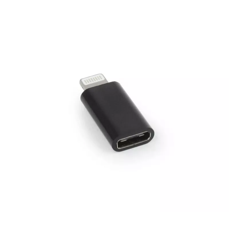 Gembird A-USB-CF8PM-01 savienotāju adapteris USB Type-C 8 kontaktu uz Ipohne Melns
