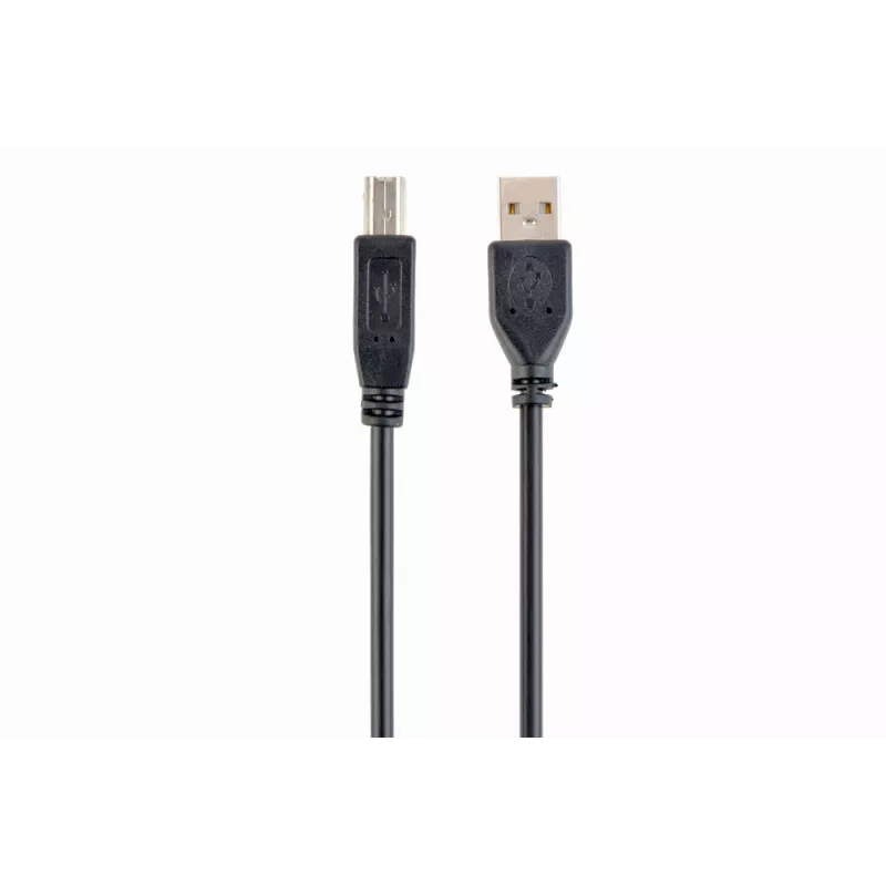 GEMBIRD USB 2.0 Type-A uz USB Type-B kabelis 1m, melns