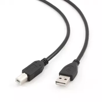 GEMBIRD USB 2.0 Type-A uz USB Type-B kabelis 1m, melns