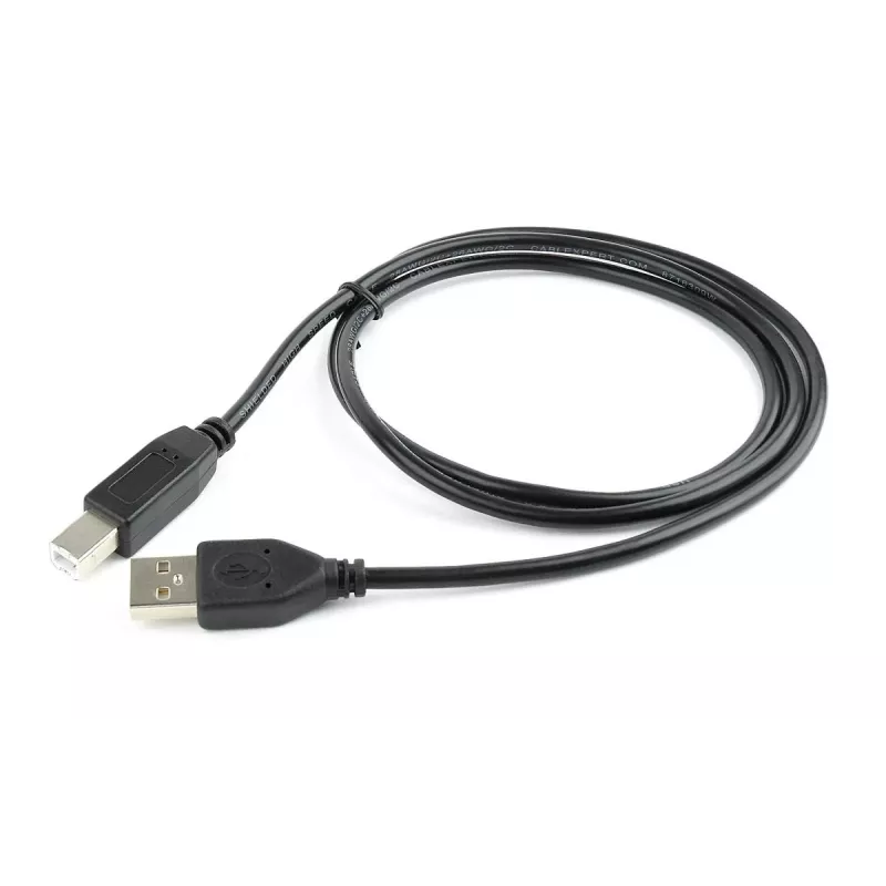 GEMBIRD USB 2.0 Type-A uz USB Type-B kabelis 1m, melns