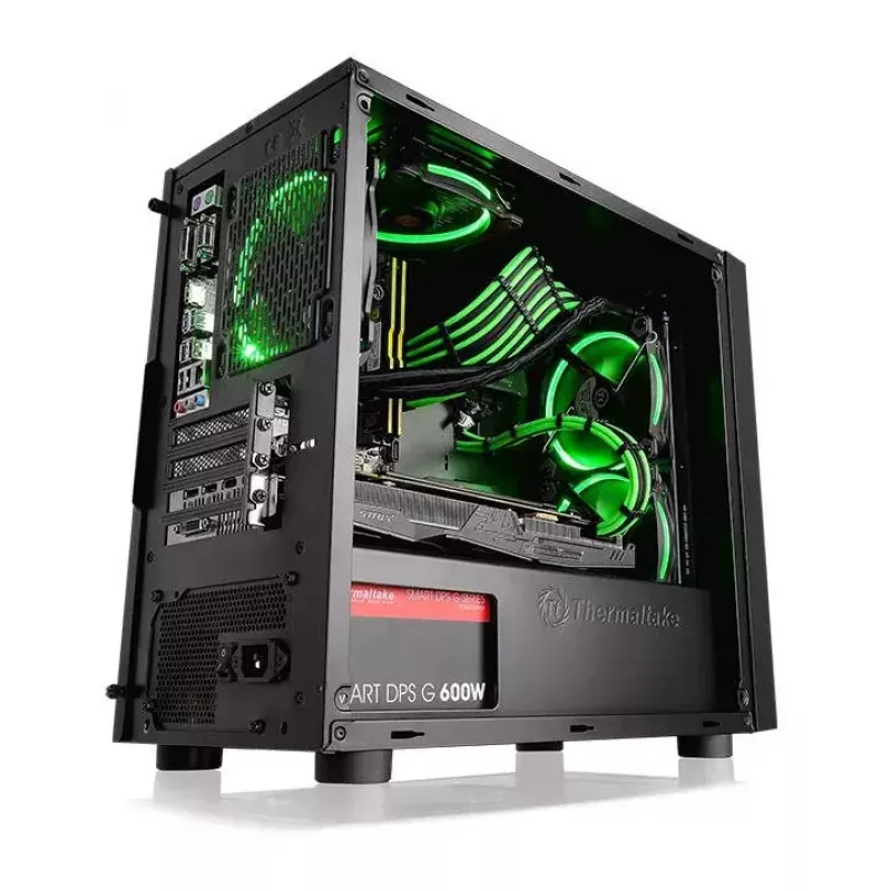 PC korpuss Thermaltake Versa H18 Micro Tower Melns