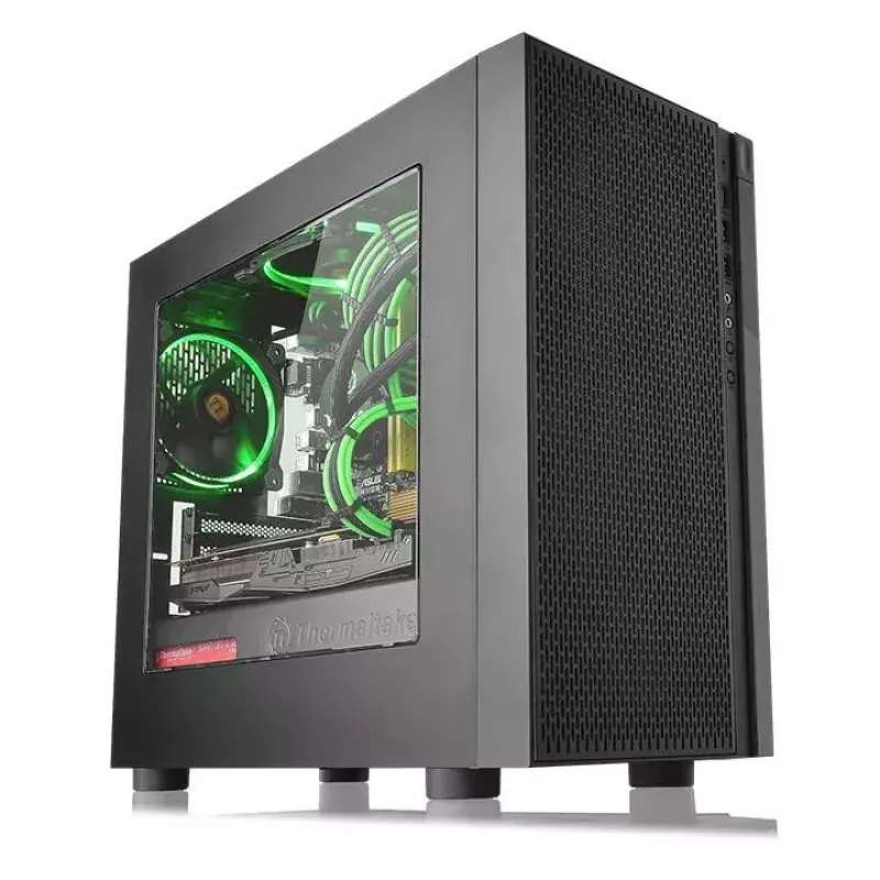 PC korpuss Thermaltake Versa H18 Micro Tower Melns