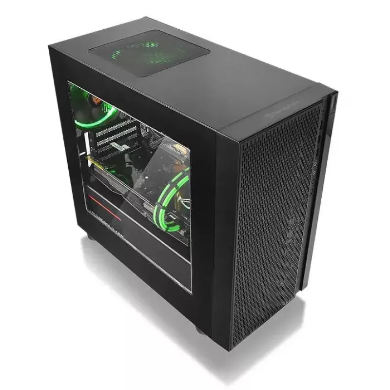 PC korpuss Thermaltake Versa H18 Micro Tower Melns