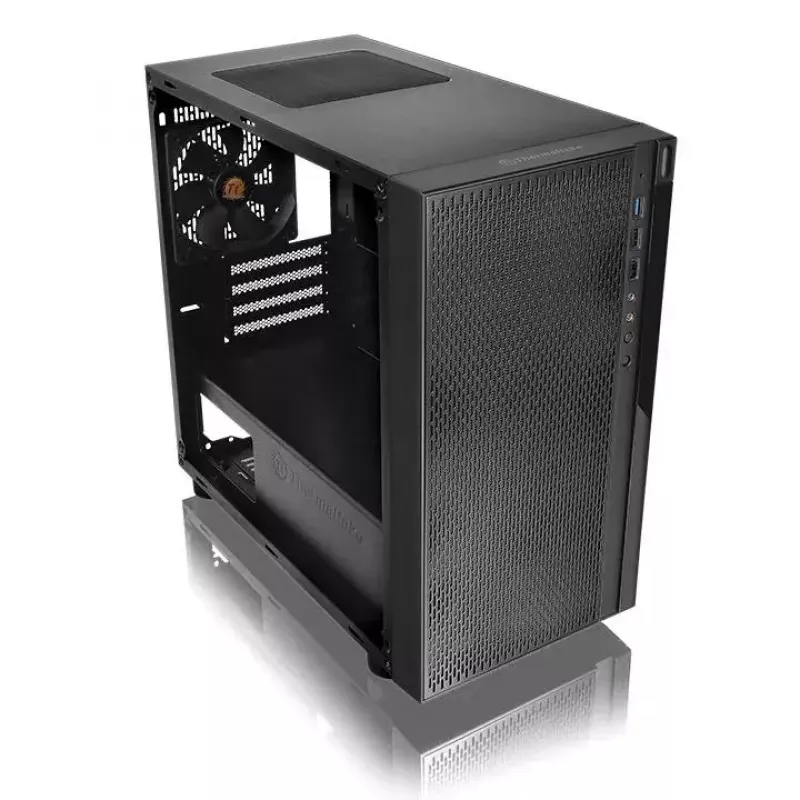 PC korpuss Thermaltake Versa H18 Micro Tower Melns