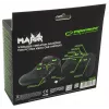 Bezvadu spēļu kontrolieris ESPERANZA EGG112K 2,4 GHz datoriem un PS3, USB uztvērējs, melns, 12 pogas, analogās sviras
