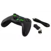 Bezvadu spēļu kontrolieris ESPERANZA EGG112K 2,4 GHz datoriem un PS3, USB uztvērējs, melns, 12 pogas, analogās sviras