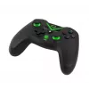 Bezvadu spēļu kontrolieris ESPERANZA EGG112K 2,4 GHz datoriem un PS3, USB uztvērējs, melns, 12 pogas, analogās sviras