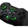 Bezvadu spēļu kontrolieris ESPERANZA EGG112K 2,4 GHz datoriem un PS3, USB uztvērējs, melns, 12 pogas, analogās sviras