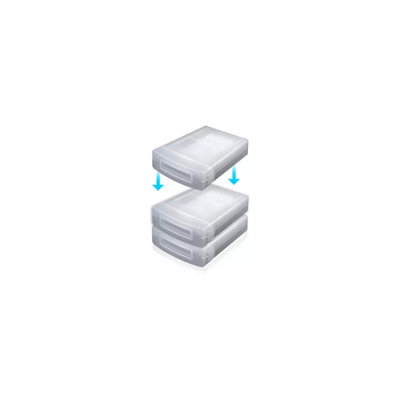 ICY BOX IB-AC602a Pouch case Plastmasa Translucent