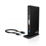ICY BOX IB-DK2241AC Vadu USB 3.2 Gen 1 (3.1 Gen 1) Type-A Melns