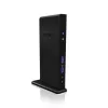 ICY BOX IB-DK2241AC Vadu USB 3.2 Gen 1 (3.1 Gen 1) Type-A Melns