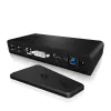 ICY BOX IB-DK2241AC Vadu USB 3.2 Gen 1 (3.1 Gen 1) Type-A Melns