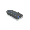 ICY BOX IB-HUB1405 USB 3.2 Gen 1 (3.1 Gen 1) Type-B 5000 Mbit/s Antracīta