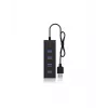 ICY BOX IB-HUB1409-U3 USB 3.2 Gen 1 (3.1 Gen 1) Type-A 5000 Mbit/s Melns