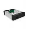 ICY BOX IB-129SSK-B 13,3 cm (5,25 collu) priekšējais panelis melns