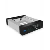 ICY BOX IB-129SSK-B 13,3 cm (5,25 collu) priekšējais panelis melns