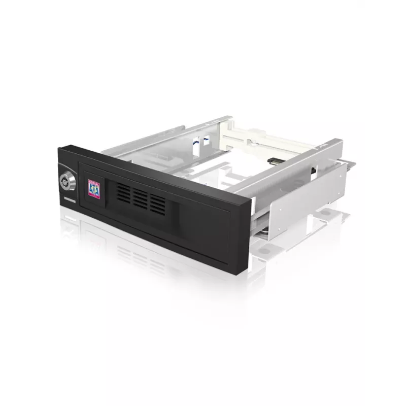 ICY BOX IB-168SK-B 13.3 cm (5.25 collu) paneļa turētājs Melns