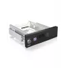 ICY BOX IB-168SK-B 13.3 cm (5.25 collu) paneļa turētājs Melns