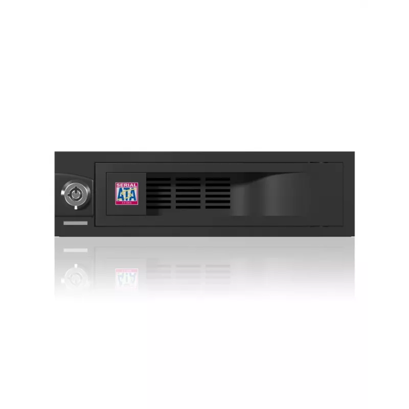 ICY BOX IB-168SK-B 13.3 cm (5.25 collu) paneļa turētājs Melns