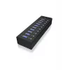 ICY BOX IB-AC6110 USB 3.2 Gen 1 (3.1 Gen 1) Type-B 5000 Mbit/s melns