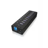 ICY BOX IB-AC6110 USB 3.2 Gen 1 (3.1 Gen 1) Type-B 5000 Mbit/s melns