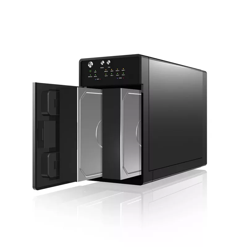 ICY BOX IB-RD3620SU3 disku masīvs 0 TB Galddators Melns