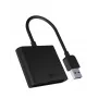 ICY BOX IB-CR301-U3 karšu lasītājs USB 3.2 Gen 1 (3.1 Gen 1) melns
