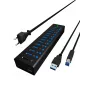 ICY BOX IB-AC6113 USB 3.2 Gen 1 (3.1 Gen 1) Type-B 5000 Mbit/s melns