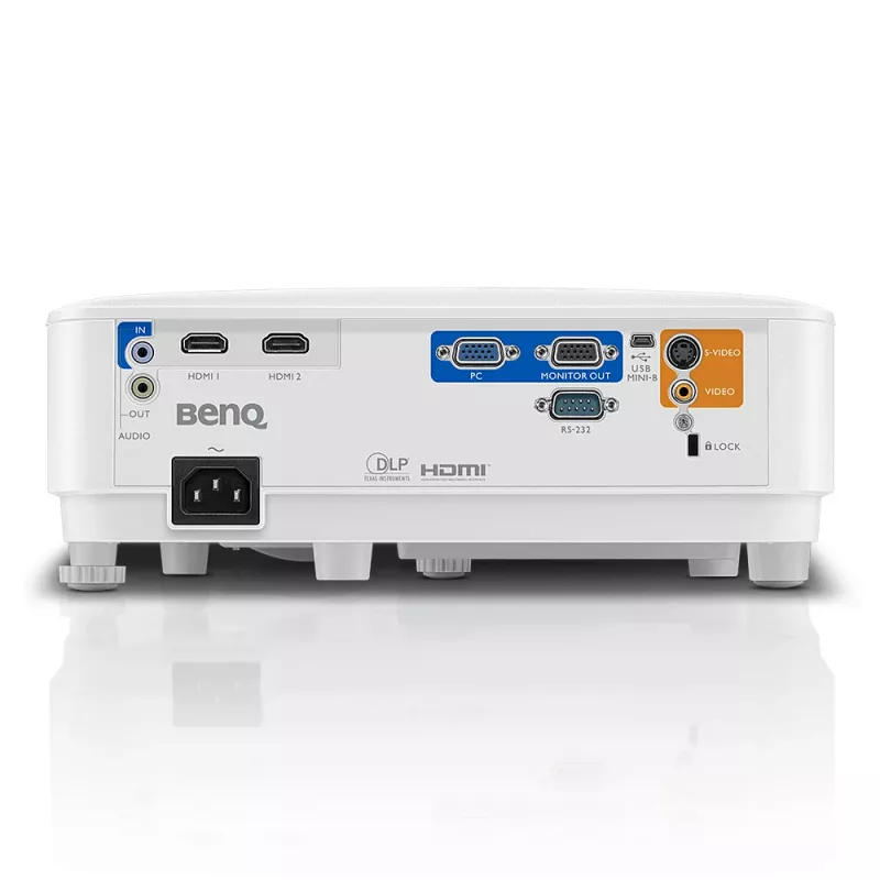 BenQ MW550 standarta projekcijas projektors 3500 ANSI lūmenu DLP WXGA (1280x800) balts