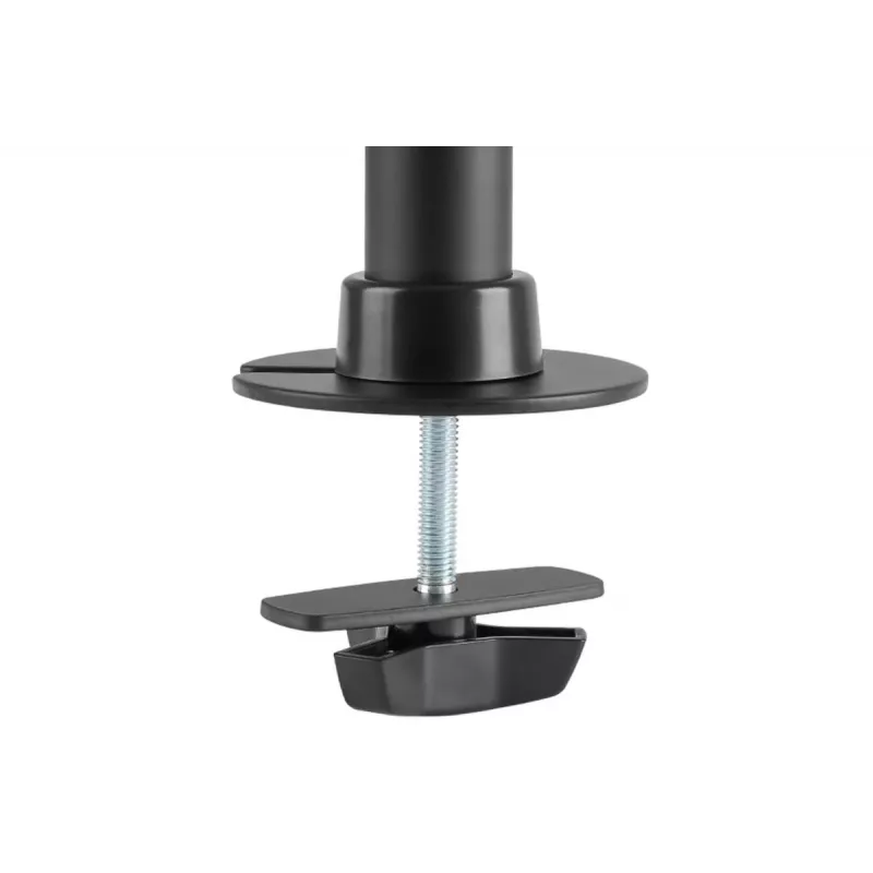 DIGITUS Triple Monitor Desk clamp mount, Melns 90degree Swivel,45degree Tilt,rotate 360degree,15-27in TFT, max load 3x8Kg,VESA max100x100
