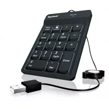 KeySonic ACK-118BK cipartastatūra Universāls USB Melns