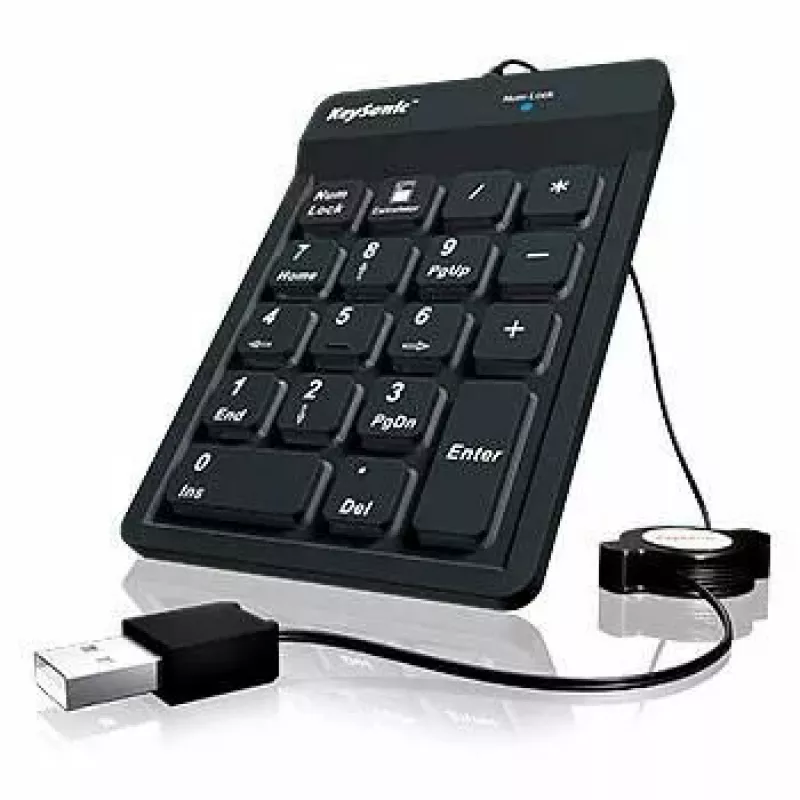KeySonic ACK-118BK cipartastatūra Universāls USB Melns