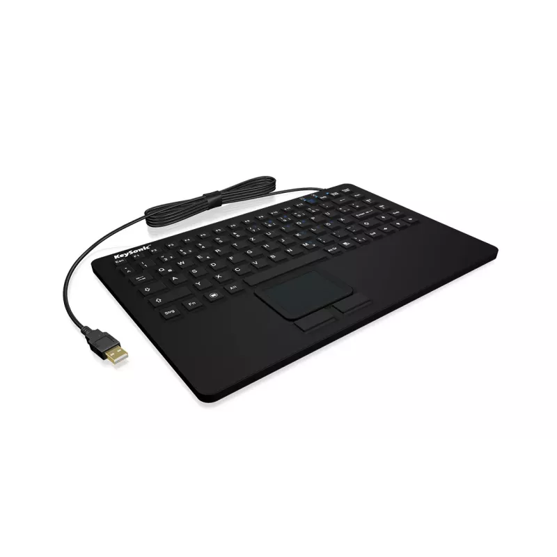 KeySonic KSK-5230 IN (US) tastatūra Office USB QWERTY US English Melna