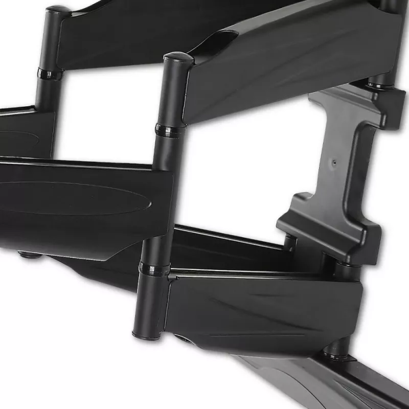 Techly 40-80 īpaši plāns, pilnas kustības LCD TV stiprinājuma kronšteins pie sienai, melns, ICA-PLB 172L