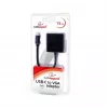GEMBIRD USB-C to VGA adapter, Melns