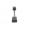 DIGITUS ASSMANN DisplayPort adaptera kabelis, DP - HDMI A tipa M/F, 20cm ar bloķēšanu, HDMI Ver. 2.0, aktīvs, CE, zelts, melns