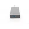 DIGITUS USB 3.0 centrmezgls, 7 porti, ieskaitot 5V/3,5A barošanas bloku, alumīnija korpuss