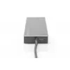 DIGITUS USB 3.0 centrmezgls, 7 porti, ieskaitot 5V/3,5A barošanas bloku, alumīnija korpuss
