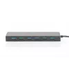 DIGITUS USB 3.0 centrmezgls, 7 porti, ieskaitot 5V/3,5A barošanas bloku, alumīnija korpuss
