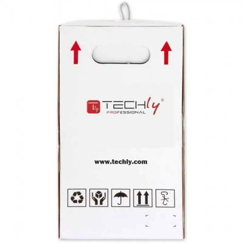 Techly ITP8-FLU-0305 networking kabelis pelēka 305 m Cat5e U/UTP (UTP)