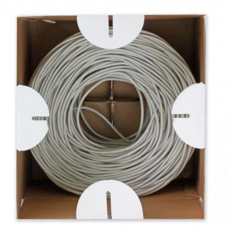 Techly ITP9-FLU-0305 tīkla kabelis Pelēks 305 m Cat6 U/UTP (UTP)