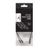Audio adapter Gembird CCA-418M 3.5 mm ligzda uz 2×3.5 mm spraudnis, 0,2 m, melns