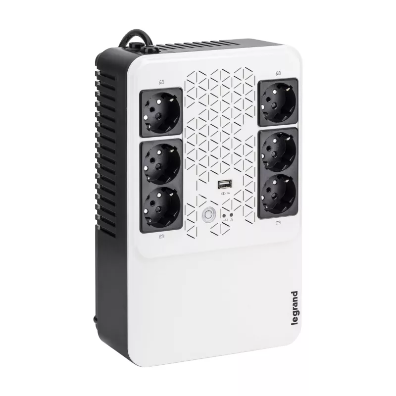 Legrand Keor ASI MULTIPLUG 800 FR nepārtrauktās barošanas avots (UPS) Line-Interactive 0.8 kVA 480 W 6 AC kontaktligzdas