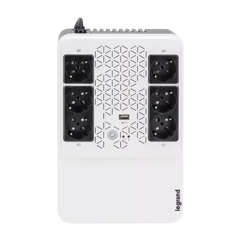 Legrand Keor ASI MULTIPLUG 800 FR nepārtrauktās barošanas avots (UPS) Line-Interactive 0.8 kVA 480 W 6 AC kontaktligzdas